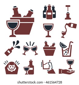 drink icon set