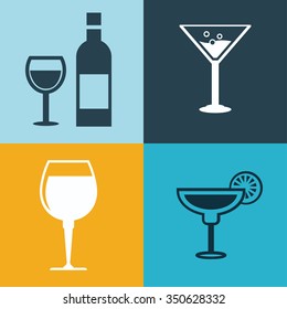 Drink Icon set eps10