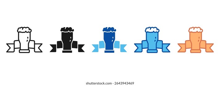 Drink Icon Set Multiple Style Collection
