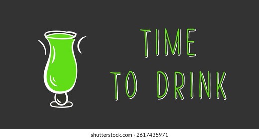 Drink icon set with sketch style glass cup smoothie blender straw fruit mint berry vitamin jar vegan breakfast cold natural refreshment flat illustration healthy summer nutrition sweet

