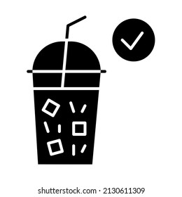 Icono de bebida adecuado para los momentos islámicos de Ramadán