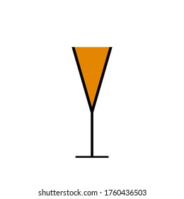 drink icon or symbol image, flat design isolated white background.