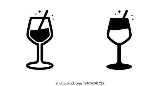 Drink icon. symbol for mobile concept and web design. vector illustration