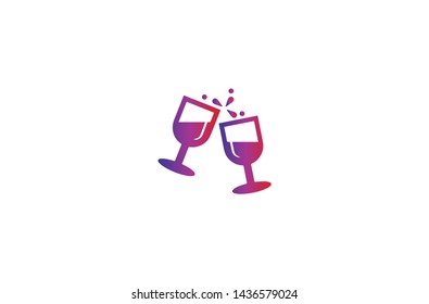 Drink icon in trendy flat style isolated on white background. Drink symbol. Vector illustration