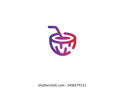 Drink icon in trendy flat style isolated on white background. Drink symbol. Vector illustration