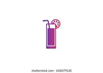 Drink icon in trendy flat style isolated on white background. Drink symbol. Vector illustration