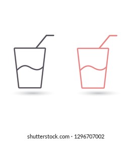 drink icon vector