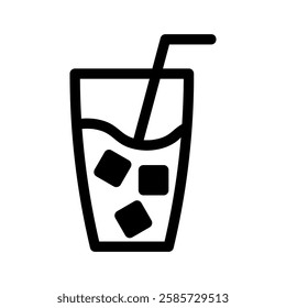 Drink Icon Vector from Food and Drink Set