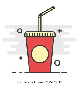 Drink Icon, Vector Illustration