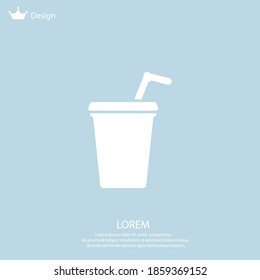drink icon. Vector illustration EPS 10.