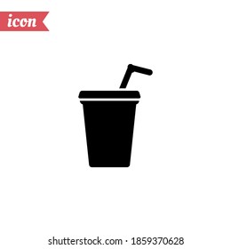 drink icon. Vector illustration EPS 10.