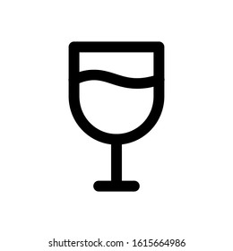 Drink icon vector illustration logo template for many purpose. Isolated on white background.