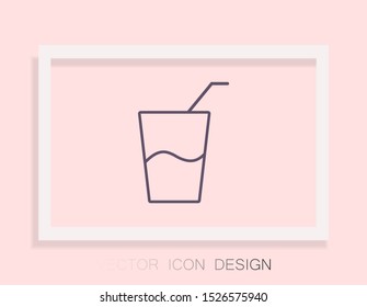 drink icon vector . Lorem Ipsum Illustration design