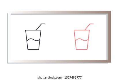 drink icon vector . Lorem Ipsum Illustration design