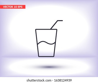 drink icon vector . Lorem Ipsum Illustration design