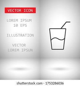 drink icon vector . Lorem Ipsum Illustration design