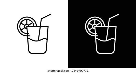 Drink icon vector simple element illustration editable