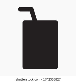 Drink Icon Vector Solid Style