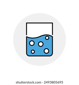 Drink icon vector stock illustration