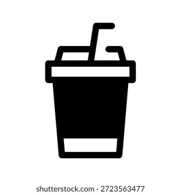 Ilustración de diseño de símbolo de Vector de icono de bebida