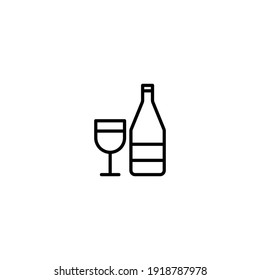 Drink icon vector for web, computer and mobile app
