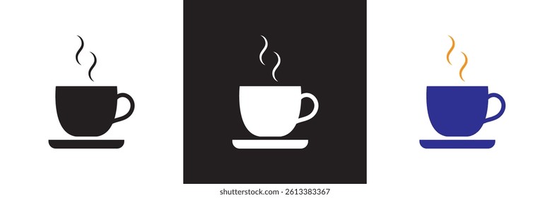 Drink icon.  Vector for websites, mobile interfaces, presentations, banner, visual branding etc. Vector illustration. isolated on white and black background. EPS 10