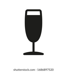 Drink icon vector, Wine glass icon 

