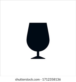 Drink icon vector, Wine glass icon
