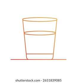 drink icon with white background vector stock illustration