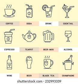Drink icons