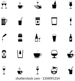 drink icons set