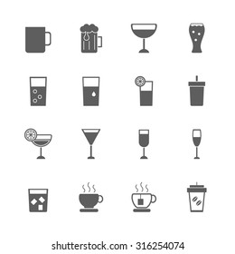 drink icons set