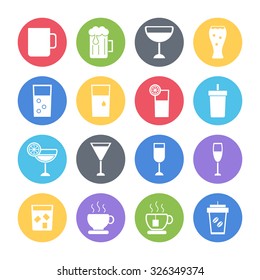 drink icons set