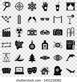 Drink icons set. Simple style of 36 drink vector icons for web for any design