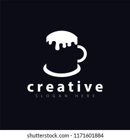Drink Ink Logo Vector Template