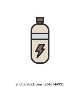 drink isotonic icons isolated on White Background. Flat style design
