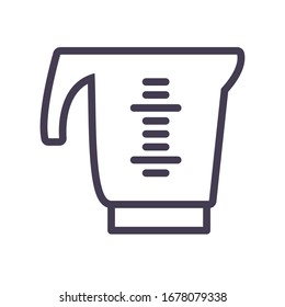 drink jar gradient style icon design, kitchen cook eat food restaurant home menu dinner lunch cooking and meal theme Vector illustration