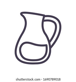 beberse tarro gradiente diseño ícono cocina cocinar comer comida restaurante hogar menú cena comida comida comida comida comida tema de comida Vector ilustración