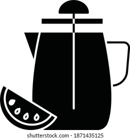 Icono del vector de bebidas 