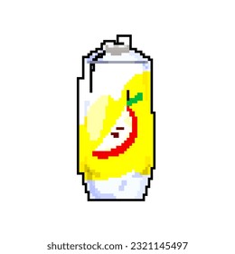 drink juice bottle game pixel art retro vector. bit drink juice bottle. old vintage illustration