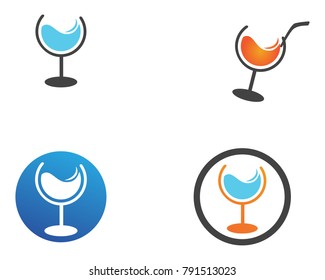 Drink juice logo and symbols template app