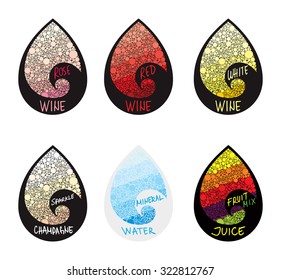 Drink label collection, Wine label