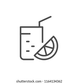 Drink line icon