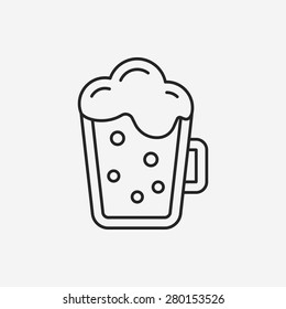 drink line icon