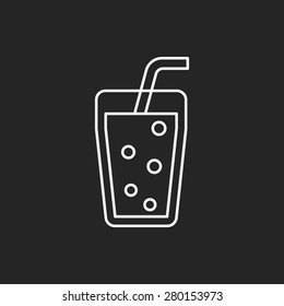 drink line icon