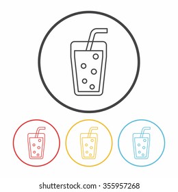 drink line icon