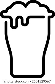 drink line icon illustration vector