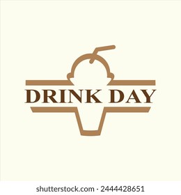 drink logo design vector graphic symbol icon illustration