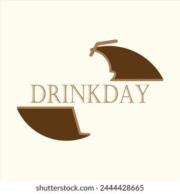 Drink Logo Design Vektorgrafik Grafik Symbol Illustration