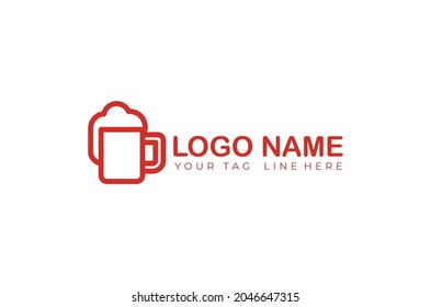 drink logo design vector template